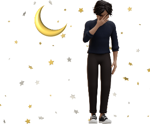 Seeing blurry at night